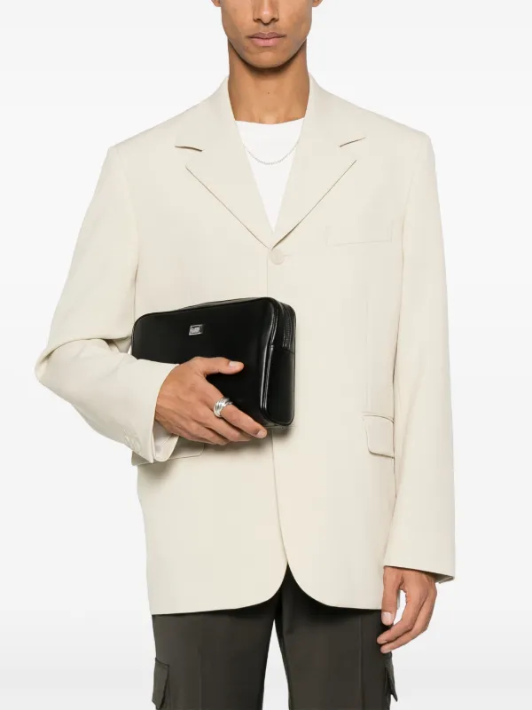 Dolce & Gabbana ロゴプレート クラッチバッグ | ブラック