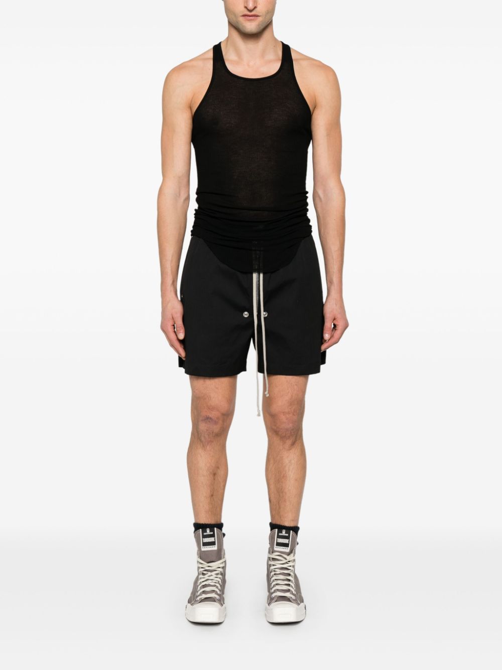 Rick Owens Bela Boxers shorts - Zwart