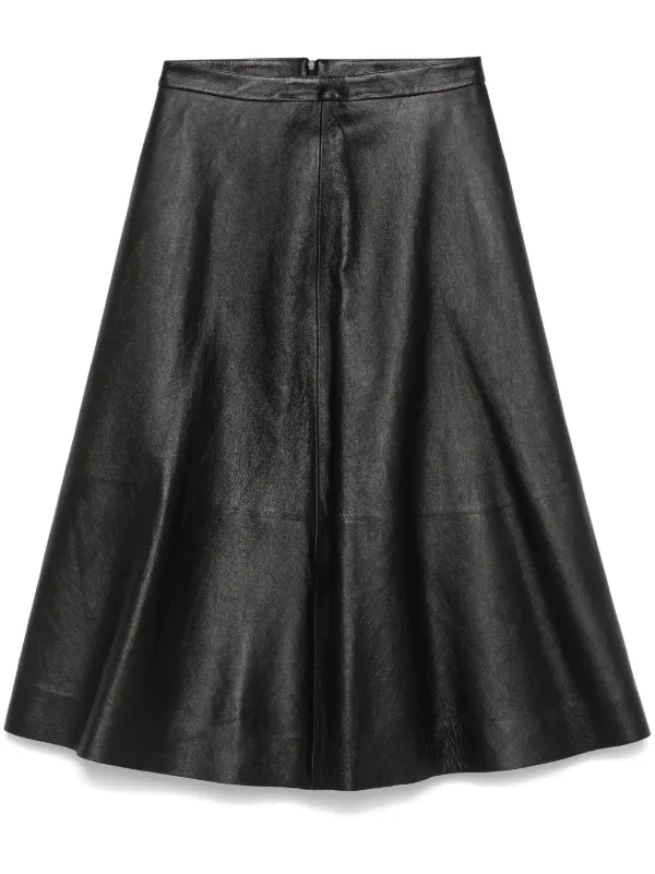 Balenciaga レザースカート | ブラック | FARFETCH JP