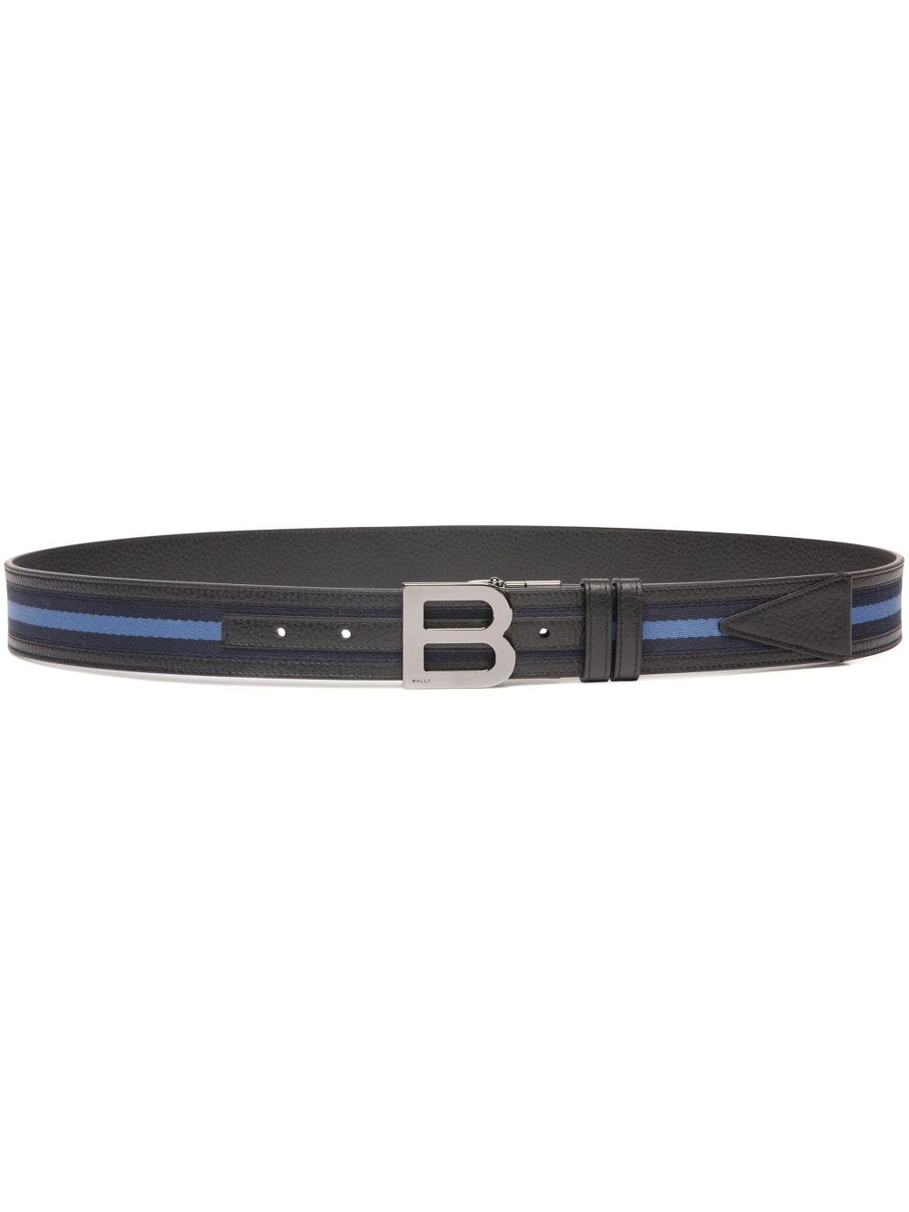 Bally B-logo leather belt - Black