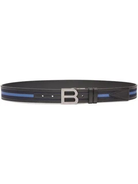 Bally B-logo leather belt 