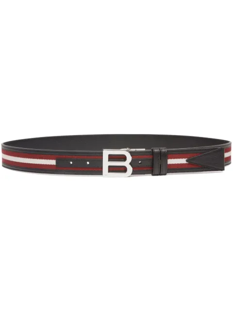 Bally cinturón de cuero con logo B