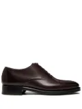 Bally Scribe Un Oxford in Deep Burgundy Leather wide foot morphology - Red