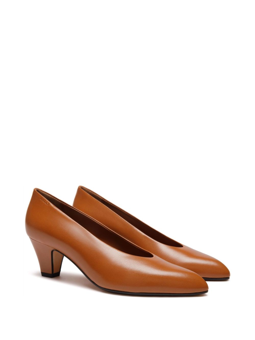 Bally 55mm Alva pumps LEATHER BROWN 25