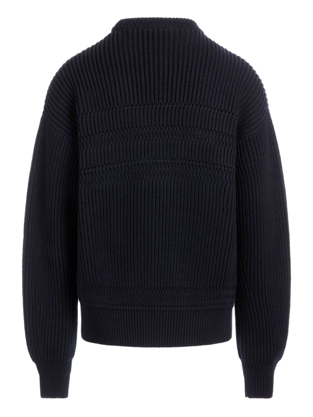 Bally chunky rib jumper - Blauw