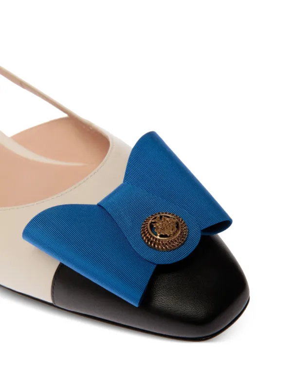 Bally 35mm B-Bow Pumps | White | FARFETCH