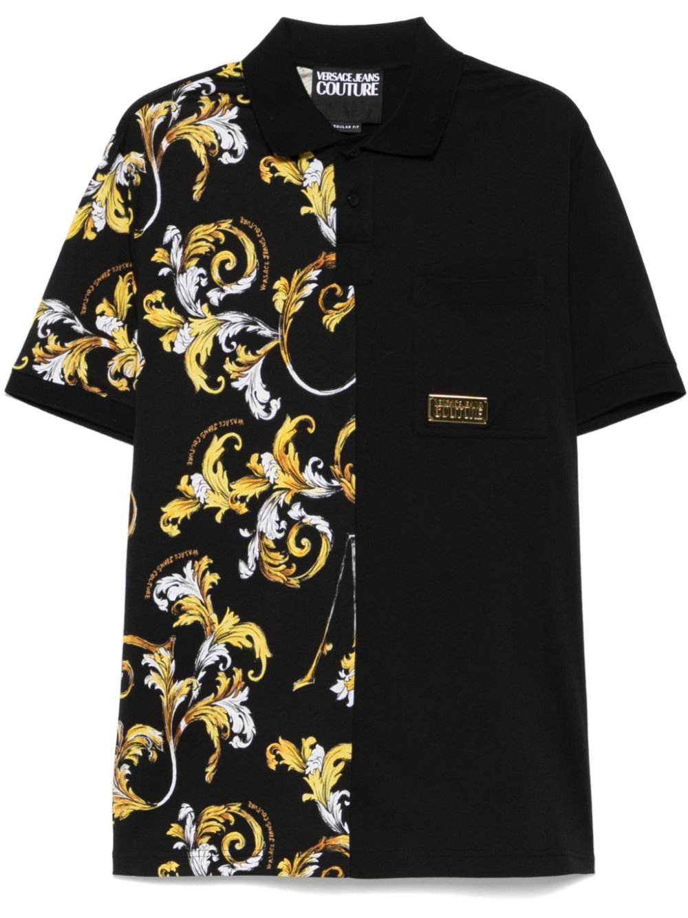 Barocco-print polo shirt