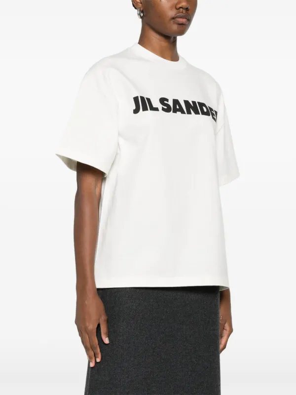 Jil Sander ロゴ Tシャツ | ニュートラル | FARFETCH JP