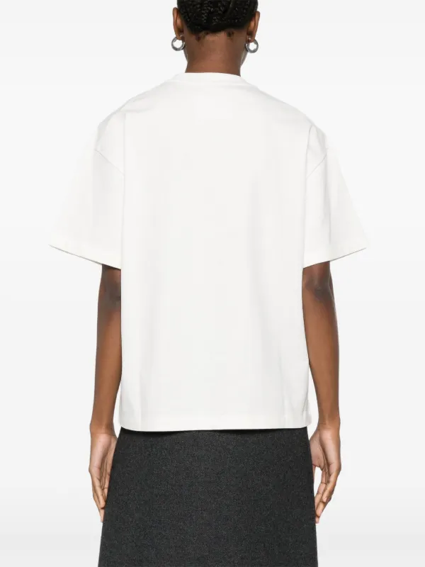 Jil Sander logo-print T-shirt | Neutrals | FARFETCH