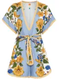FARM Rio Garden playsuit - Blue