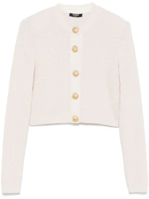 BALMAIN 売れ筋商品|||バルマン カーディガン アウター レディース Cardigans White Women's Designer Cardigan Collection | BALMAIN