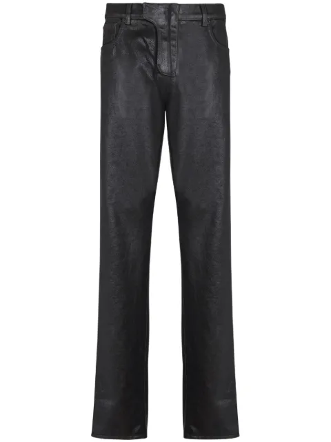 Balmain pantalones con parche del logo