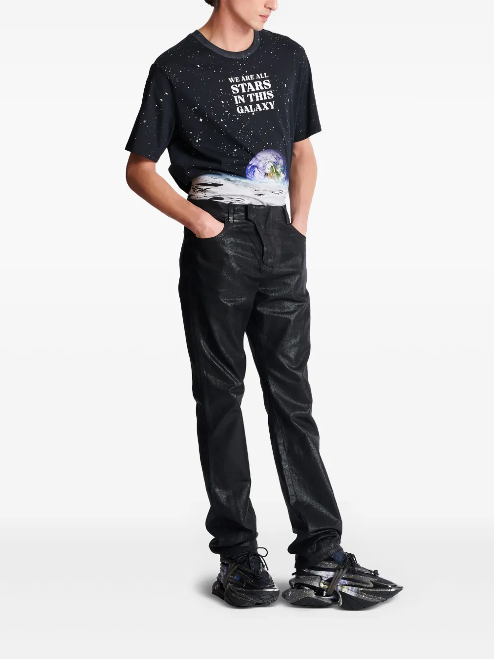 Balmain Broek met logopatch Zwart