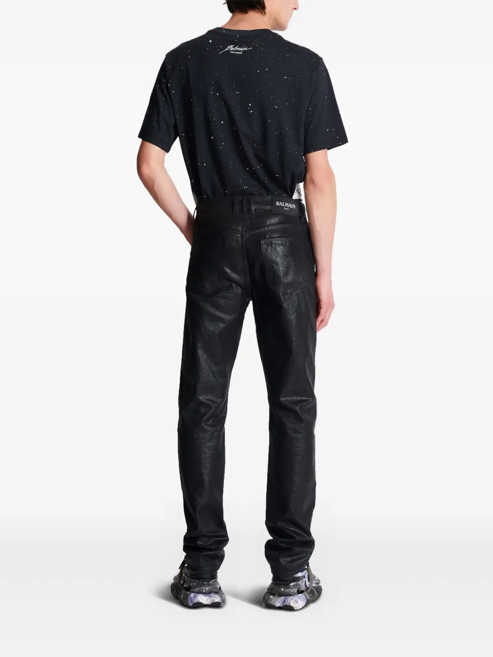 Balmain Broek met logopatch Zwart