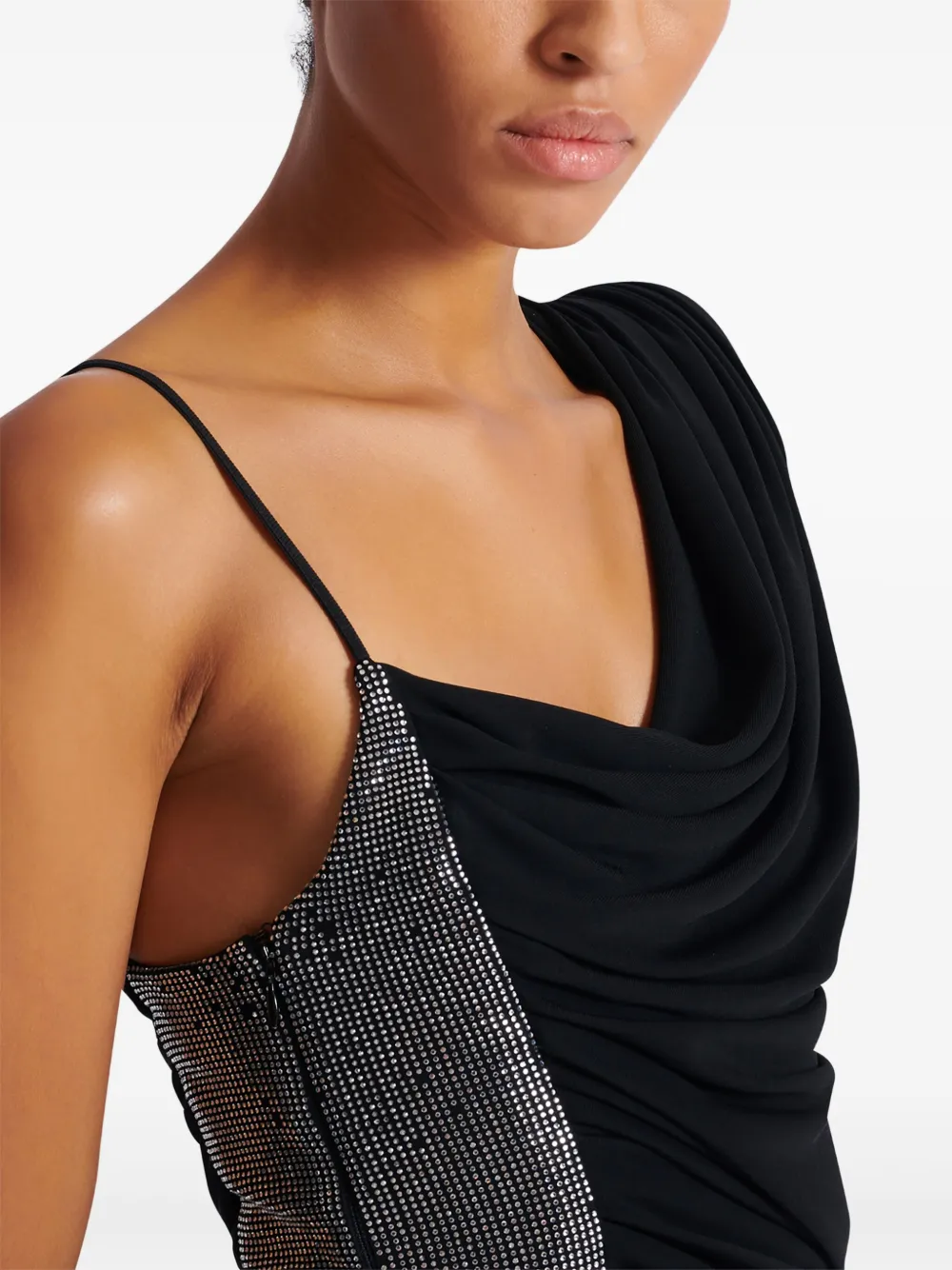 Balmain Pagoda One-Shoulder-Kleid | Image 7