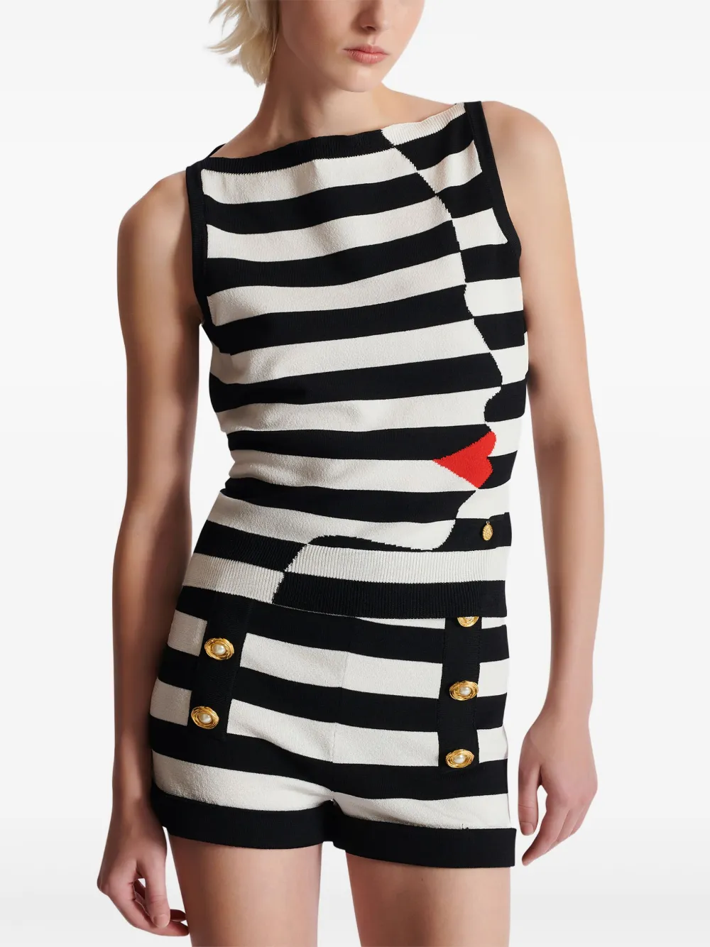 Balmain Mariniere knitted top | Image 6