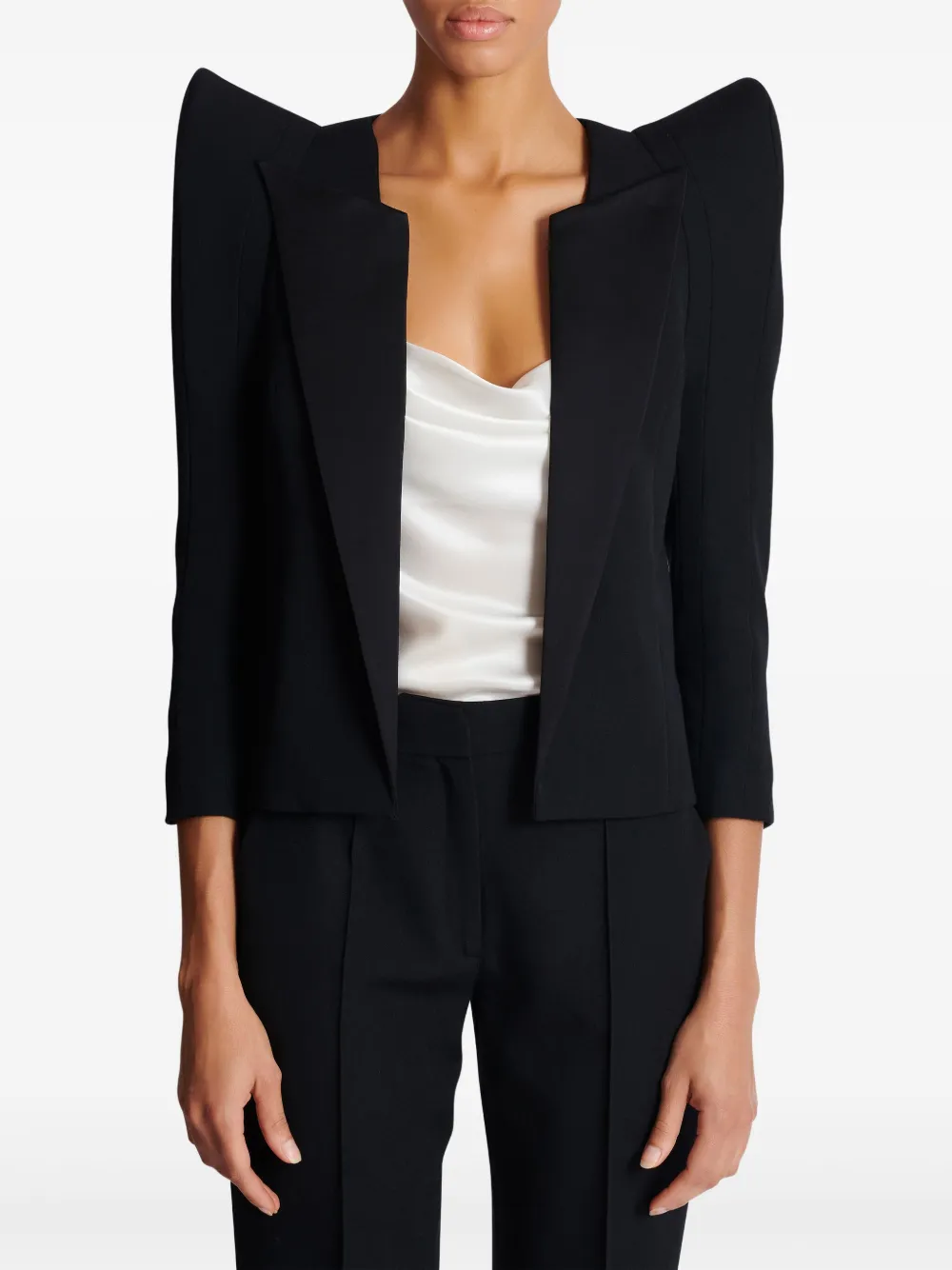 Shop Balmain Spencer Jacket In Black