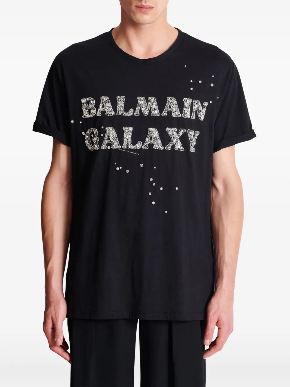 Balmain Galaxy T-shirt | Black | FARFETCH