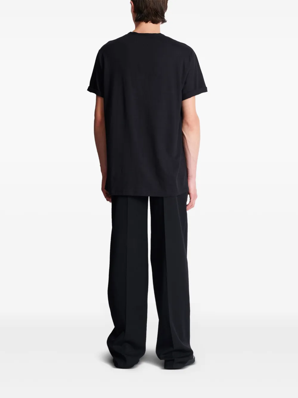 Balmain T-shirt met print Zwart