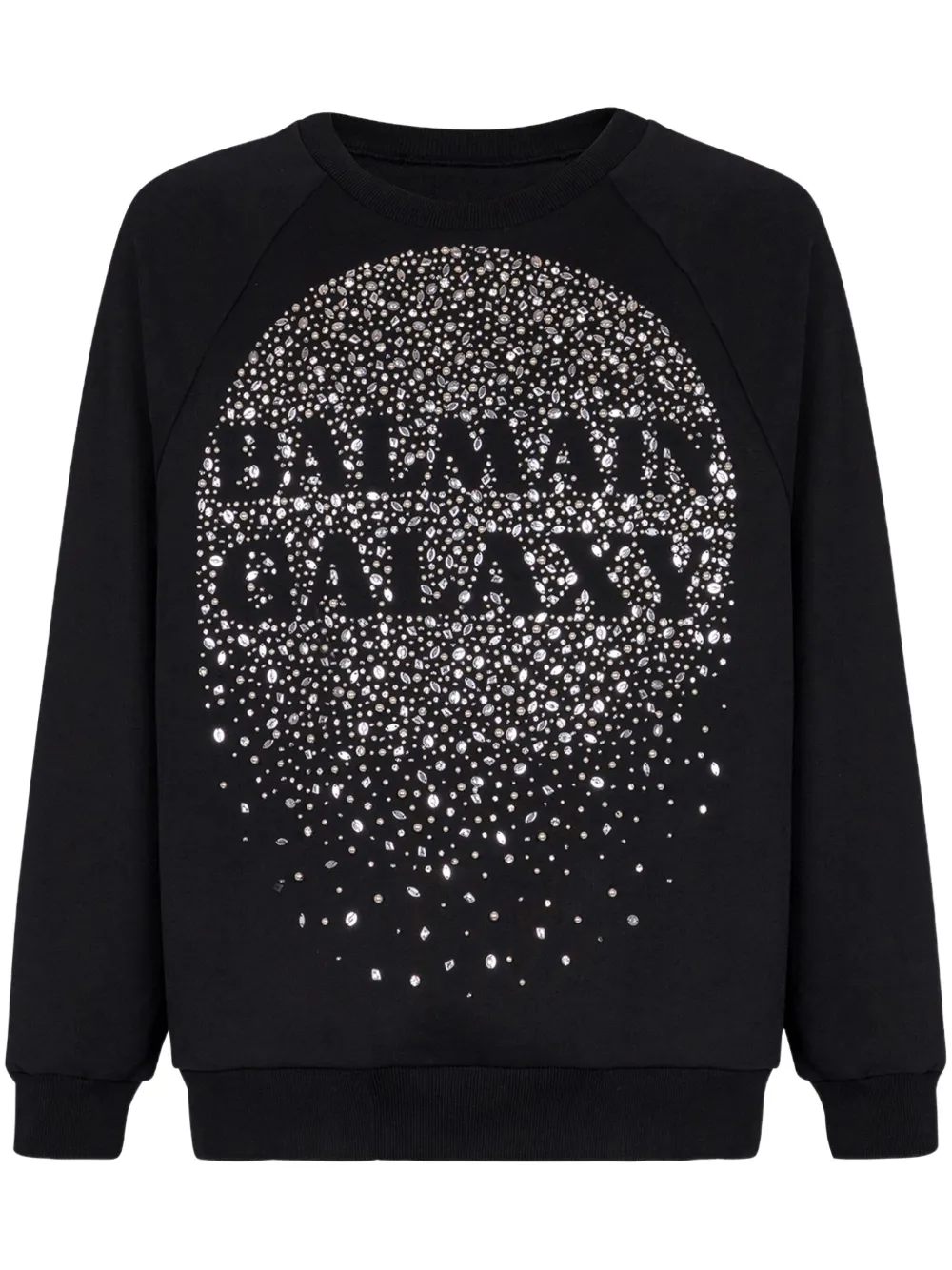 Balmain Sweater met borduurwerk Zwart