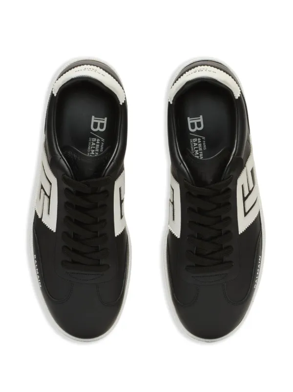 【関税込み】Balmain ブラック Swan スニーカー Balmain Swan スニーカー | ブラック | FARFETCH JP