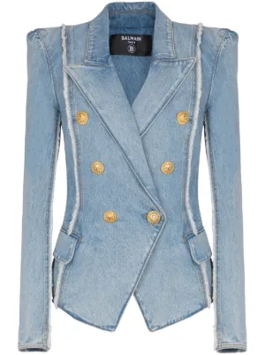 Balmain Denim Jackets for Women - Shop on FARFETCH