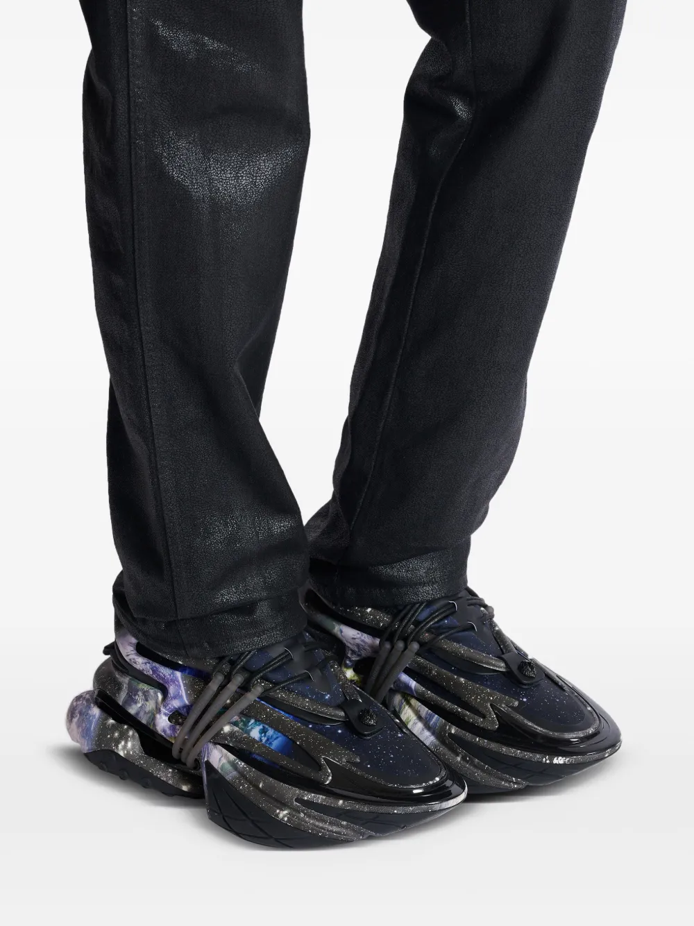 【関税込み】Balmain ブラック＆ホワイト Unicorn スニーカー 25792394_55975972_600.jpg