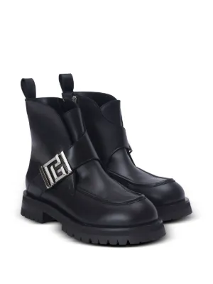 【関税込み】Balmain アンクルブーツ サイカス Ankle Boot 80 | ブラック ナッパレザー・ブーツ
