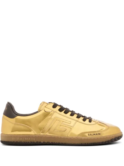 Balmain Swan mirrored trainers