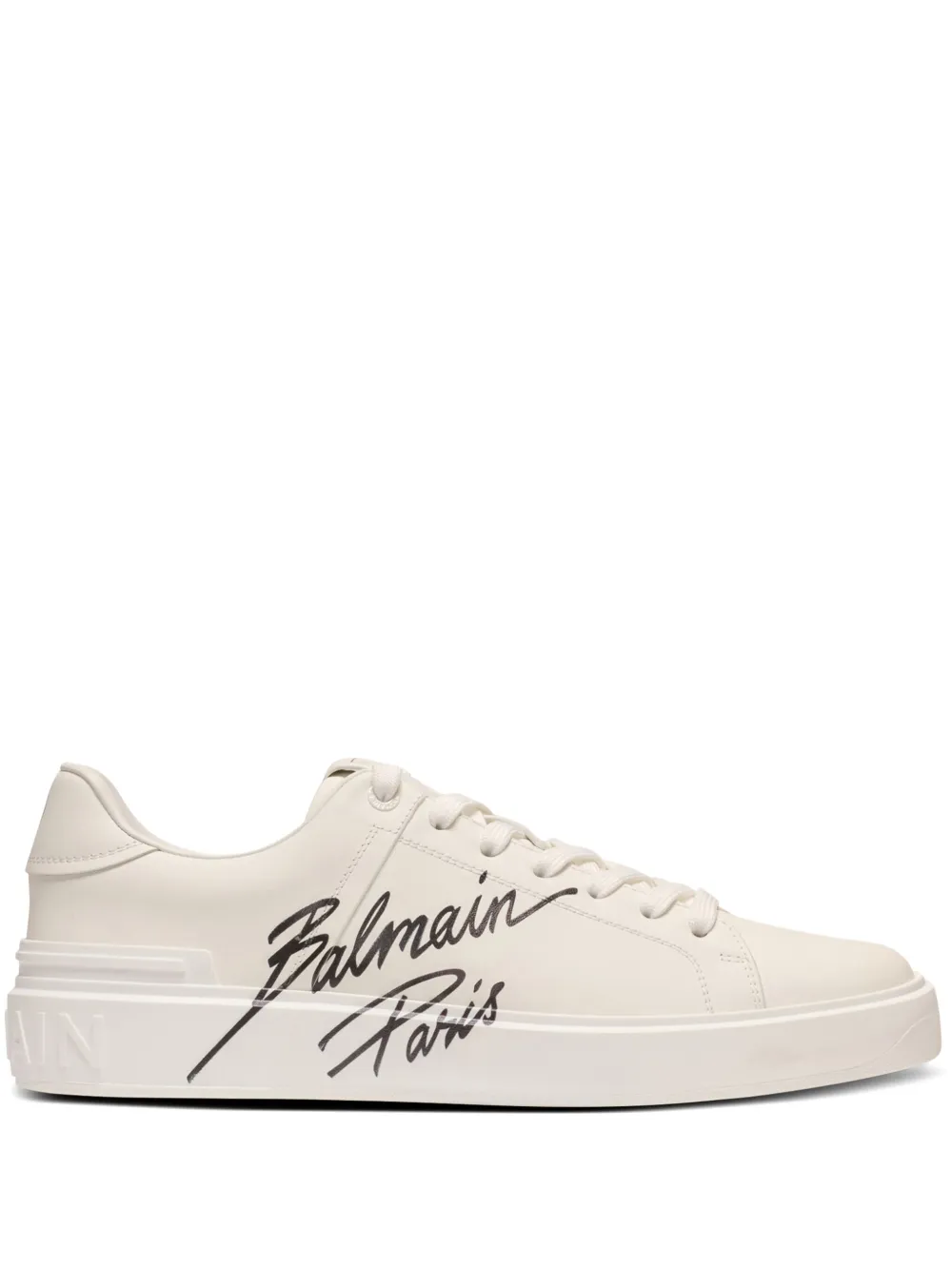 Balmain B-Court leather sneakers White