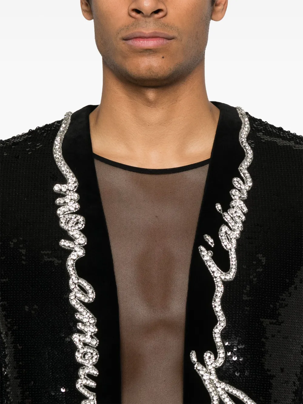 Balmain Love Letter blazer Zwart