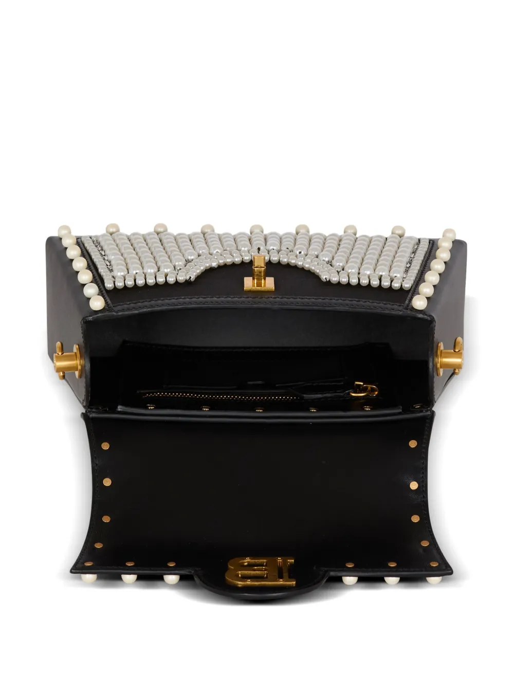 Balmain B-Buzz Dynasty leren shopper Zwart