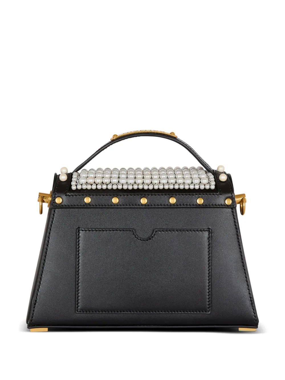 Balmain B-Buzz Dynasty leren shopper Zwart