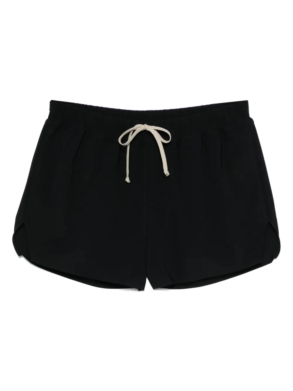 Rick Owens Black Swimwear With Elastic Waistband And Drawstring In Black