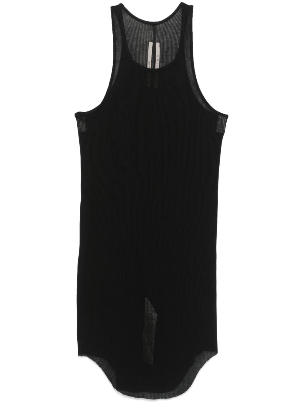 Rick Owens Geribbelde tanktop Zwart