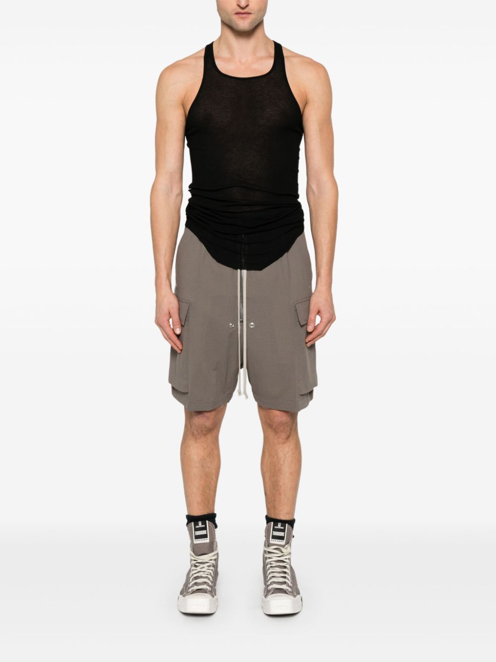 Rick Owens Cargobela shorts - Grijs