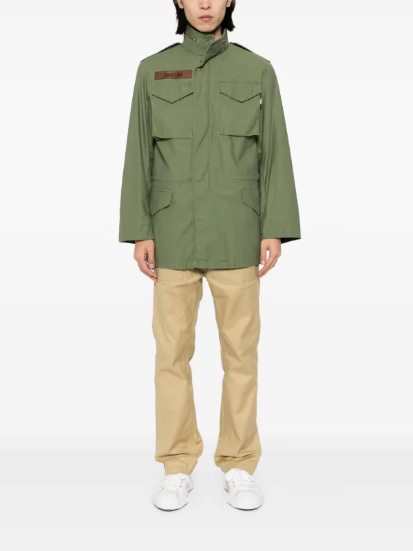 PEACE AND AFTER Cotton Military Jacket | Green | FARFETCH