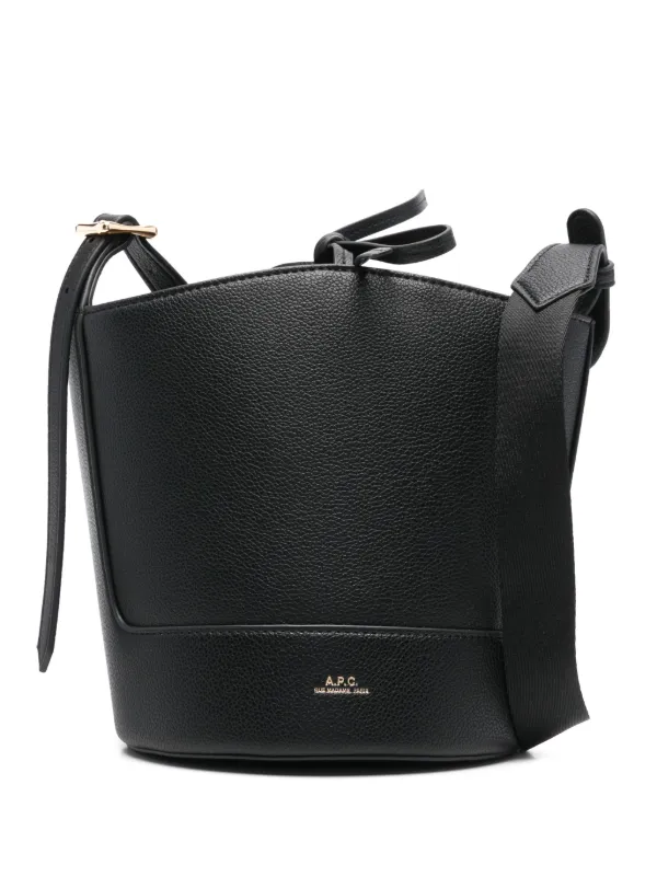 A.P.C. バケットバッグ 黒 A.P.C. Ana バケットバッグ S | ブラック | FARFETCH JP