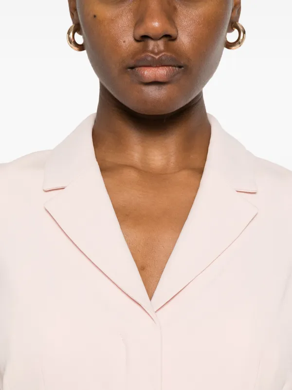 pink theory dress Theory Silk Crepe De Chine Shirt Dress In Pink