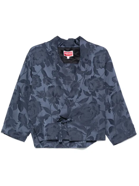 Kenzo floral-jacquard jacket