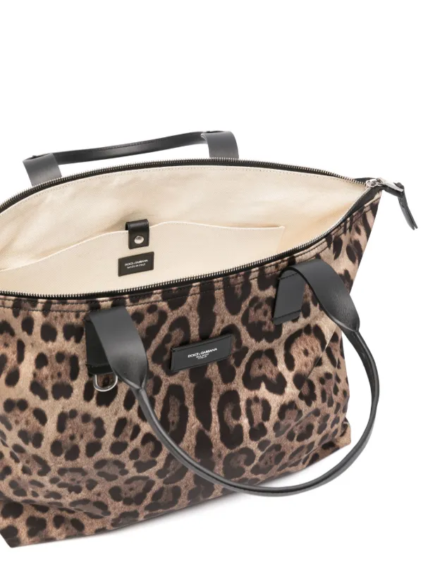 Dolce & Gabbana leopard-print Tote Bag | Brown | FARFETCH