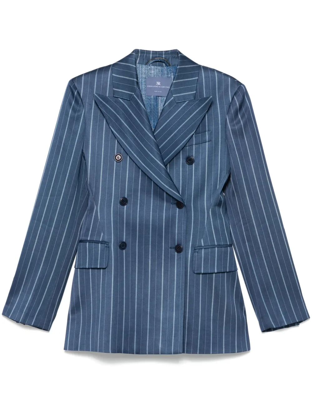 Ermanno Scervino striped blazer Blauw