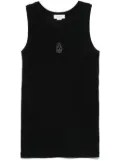 Alexander McQueen Skull-embroidered tank top - Black
