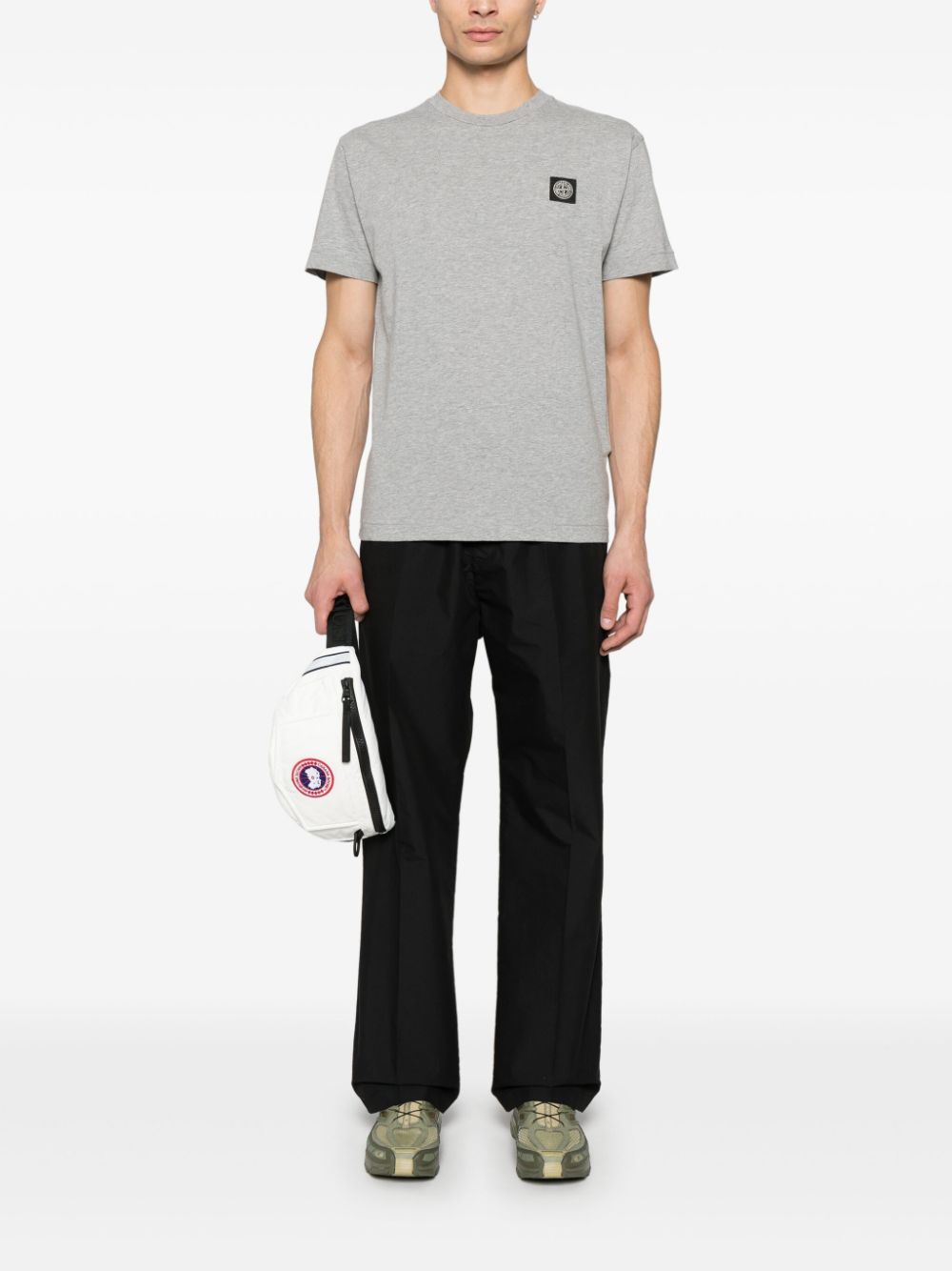 Stone Island cotton T-shirt - Grijs