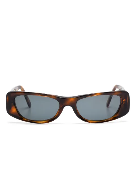 Ferragamo Pre-Owned lentes de sol con armazón estilo carey