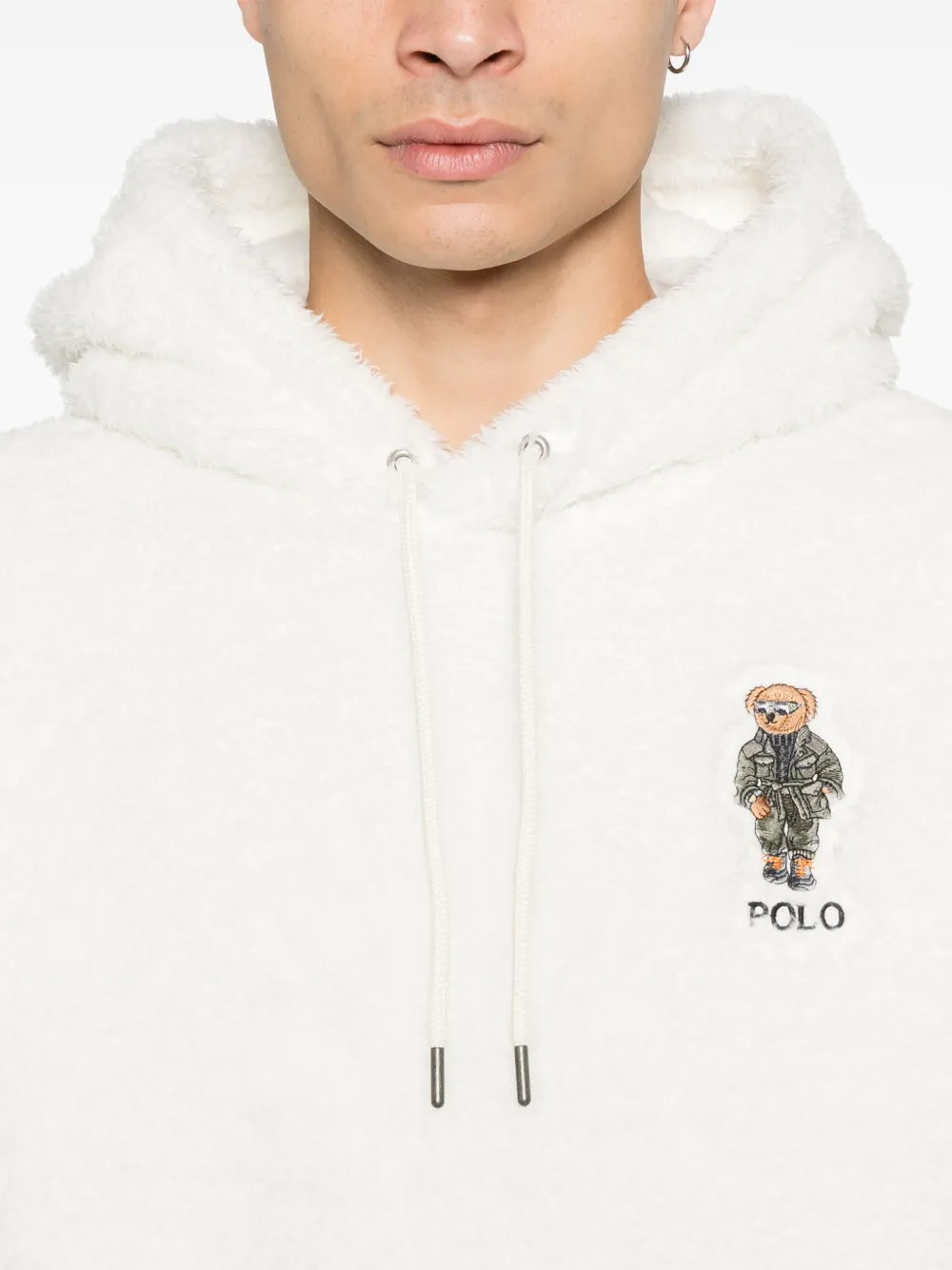 Polo Ralph Lauren Hoodie met print Beige