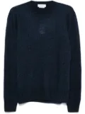 Alexander McQueen Skull-embroidered sweater - Blue
