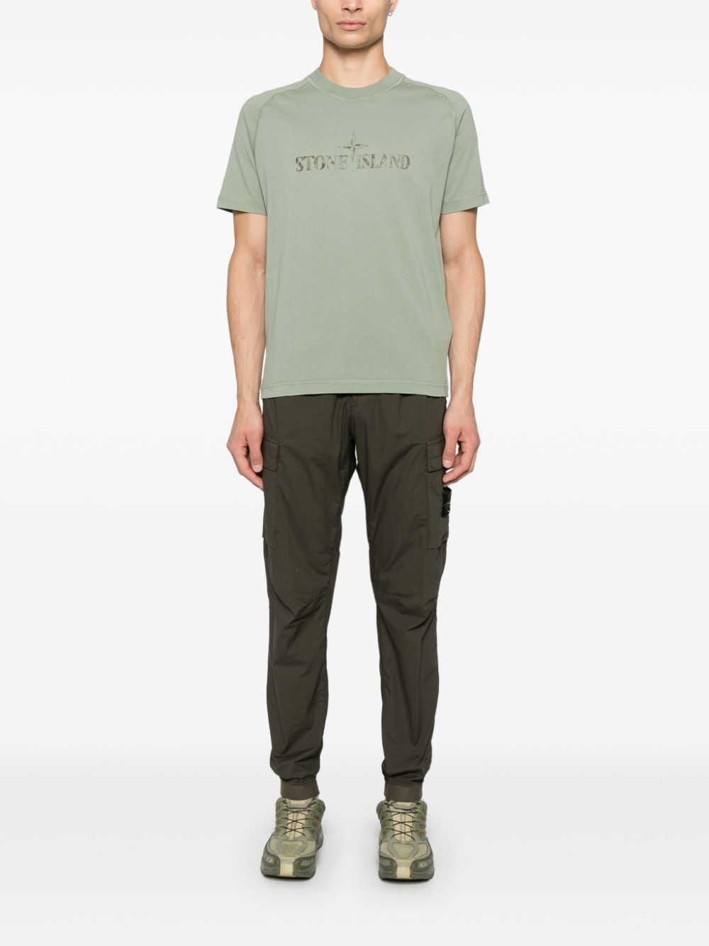 Stone Island cotton T-shirt - Groen