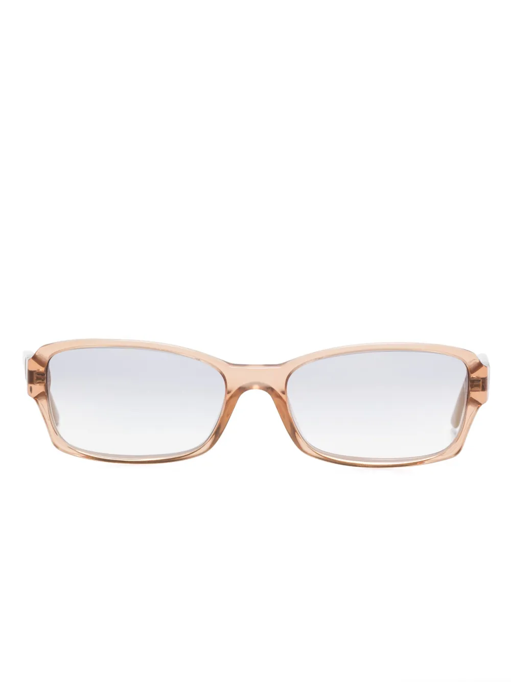 Bvlgari Pre-Owned rectangle-frame sunglasses | Brown | Image 1