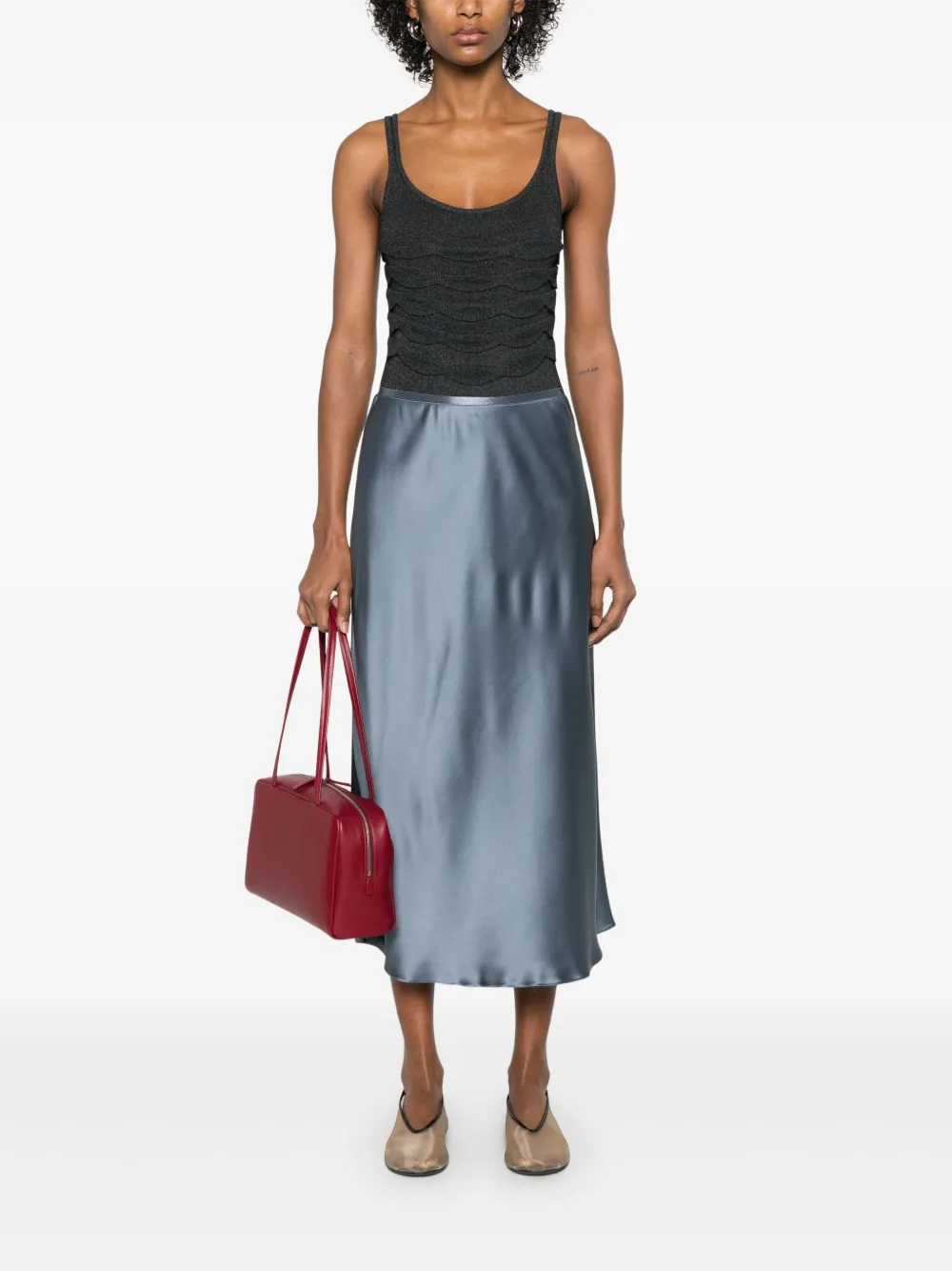 Max Mara Carnet midi-rok - Blauw